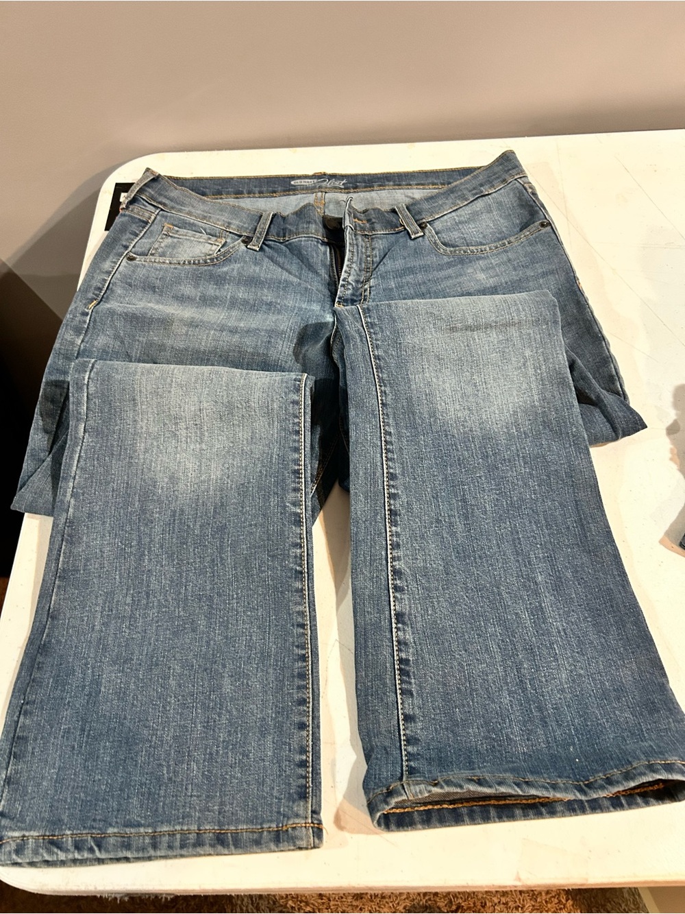 Old Navy Light Blue Wide-Leg Jeans